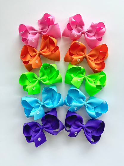 Ribbon hair bows