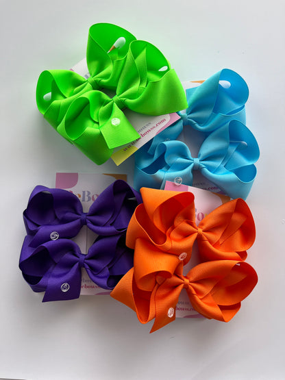 pigtails hair bows