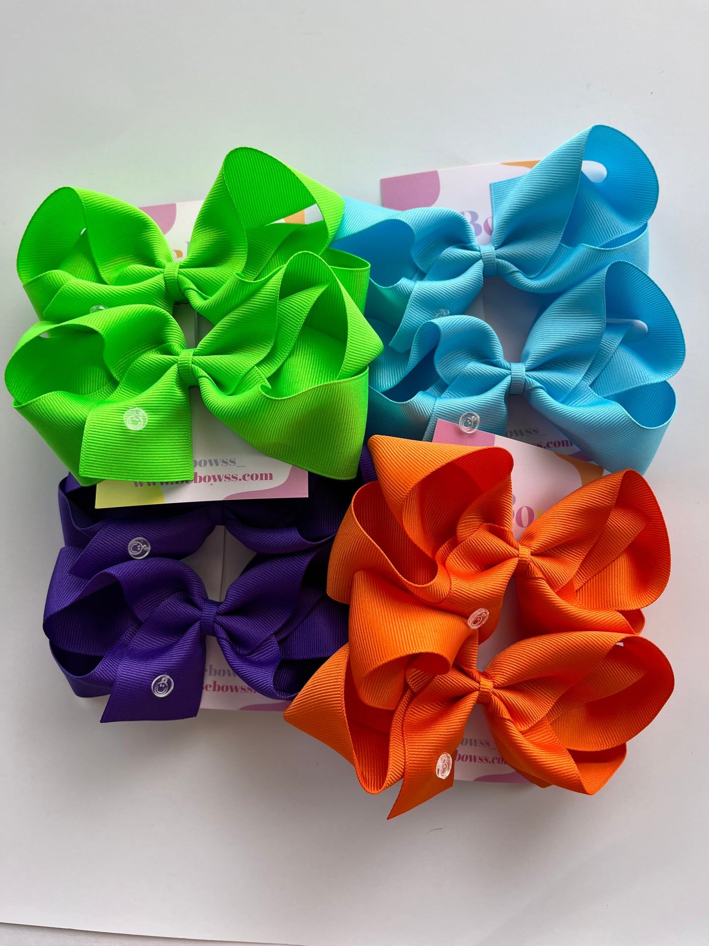 pigtail hair bows