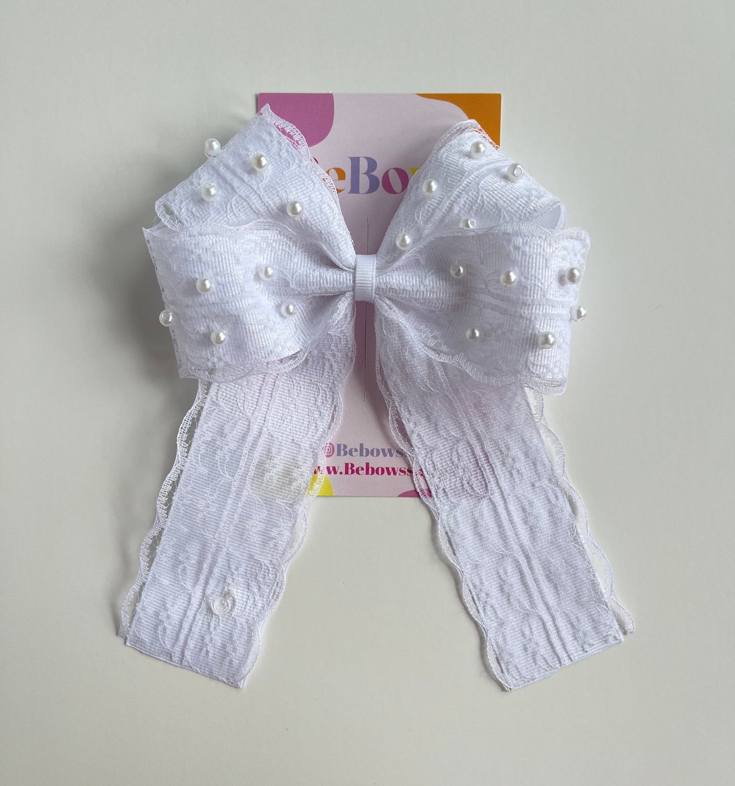 Lace Maddie Bow