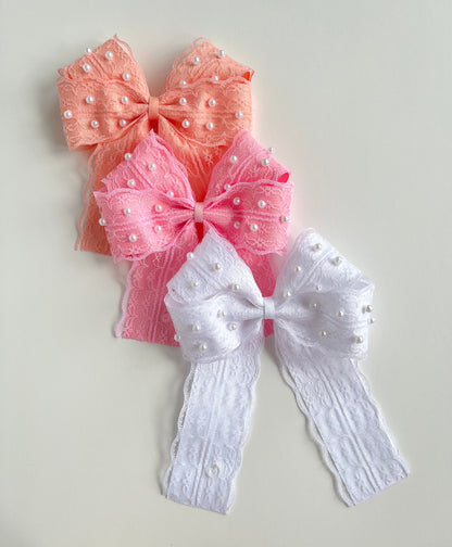 Lace Maddie Bow