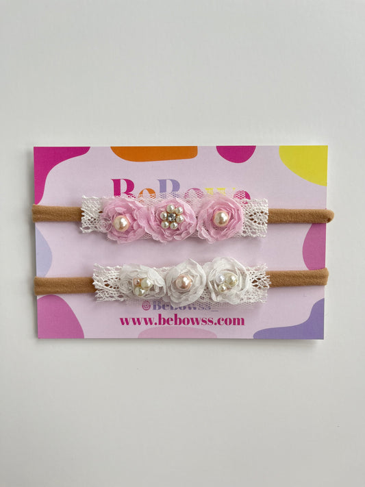 set of 2 baby Millie headband