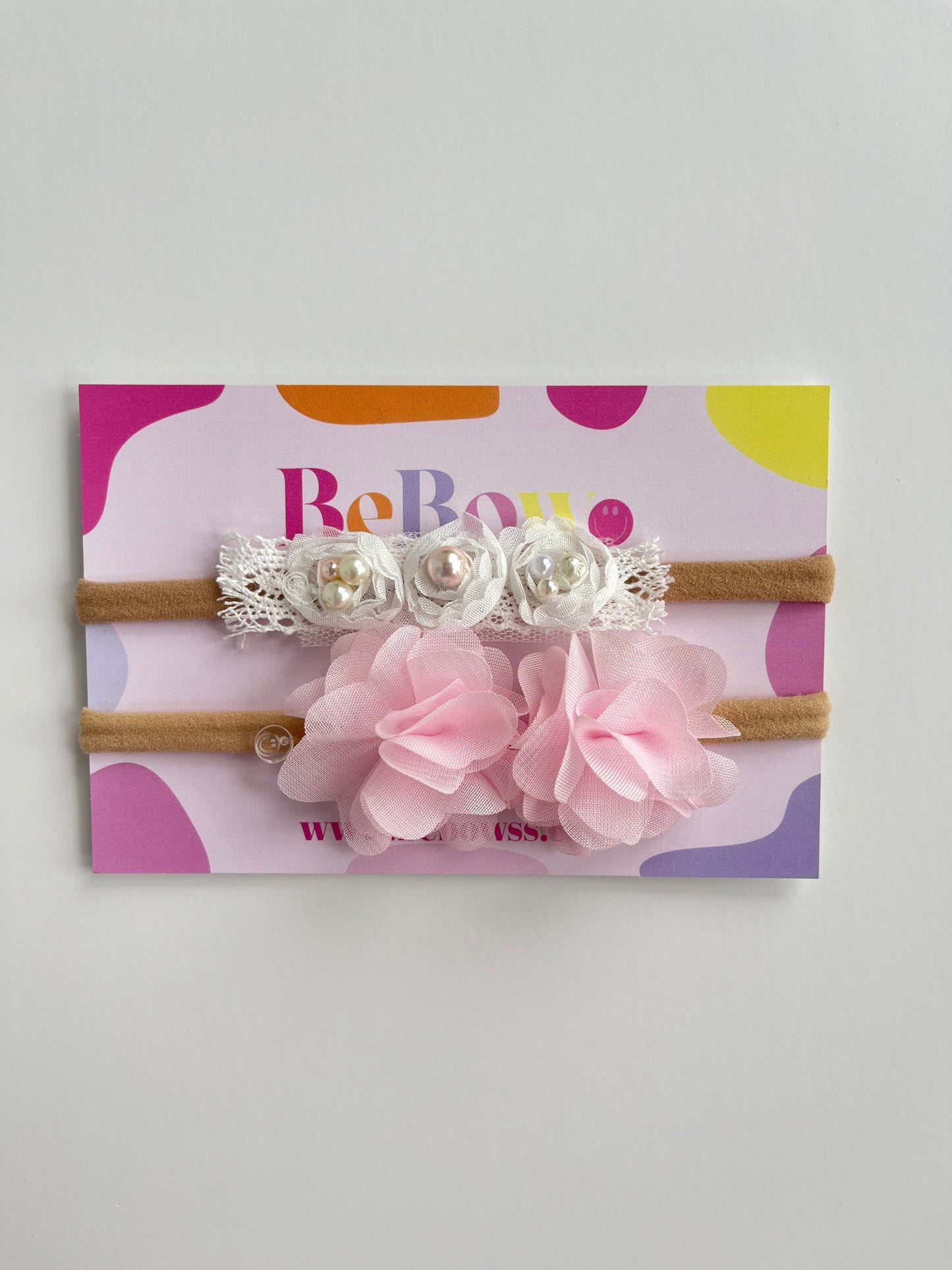 set of 2 baby headband bows