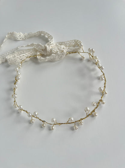 Pearl Crown Headband