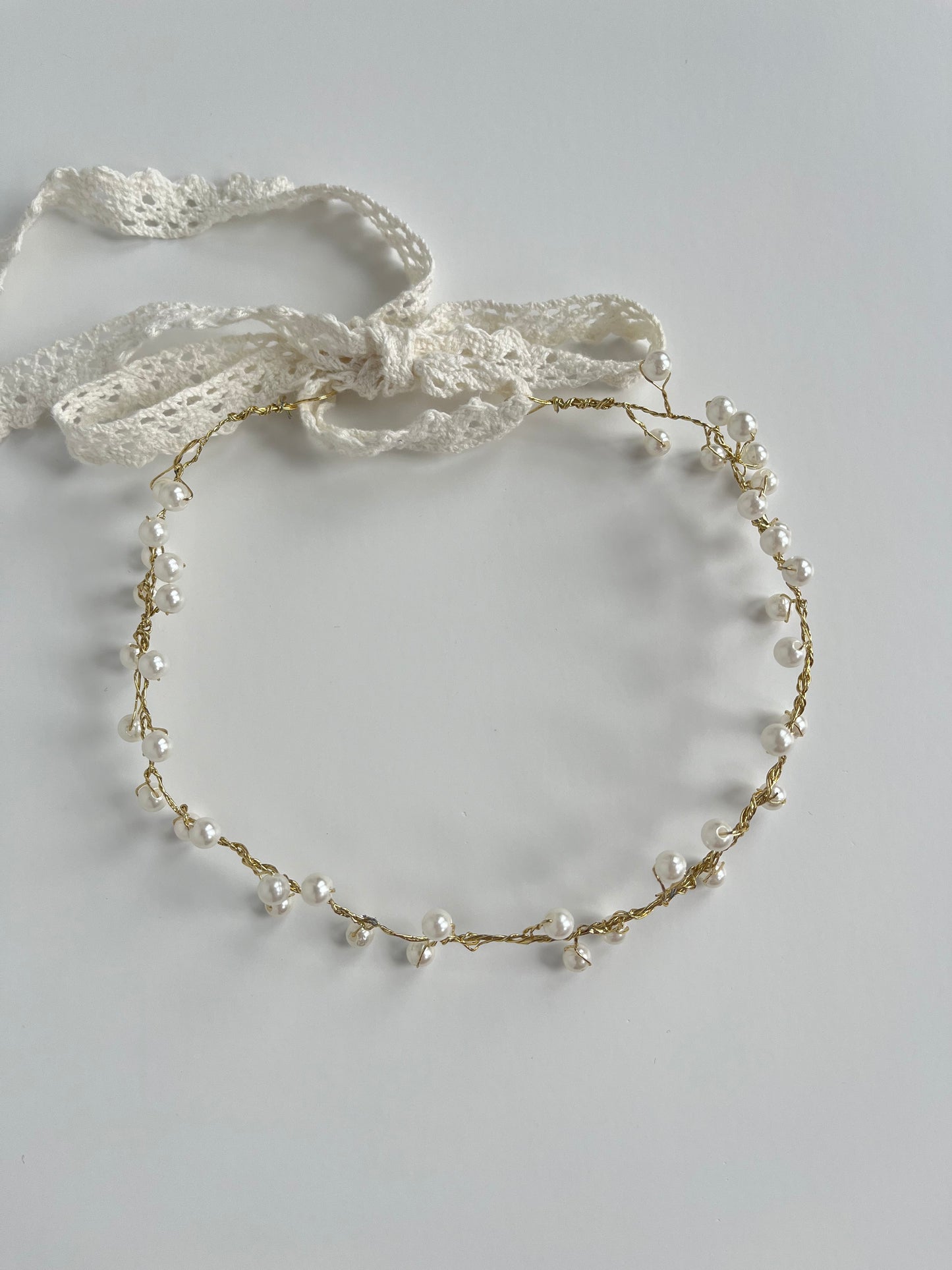 Pearl Crown Headband