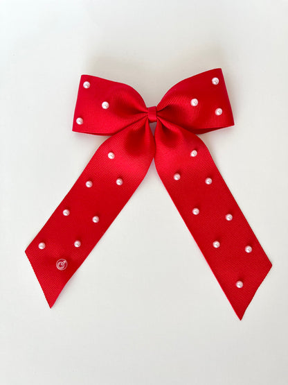 Madison Pearl Hair Bow