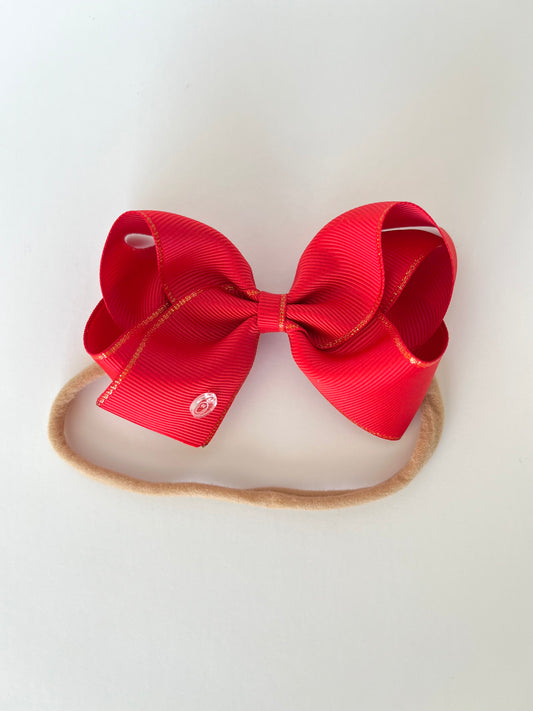 Christmas baby bow