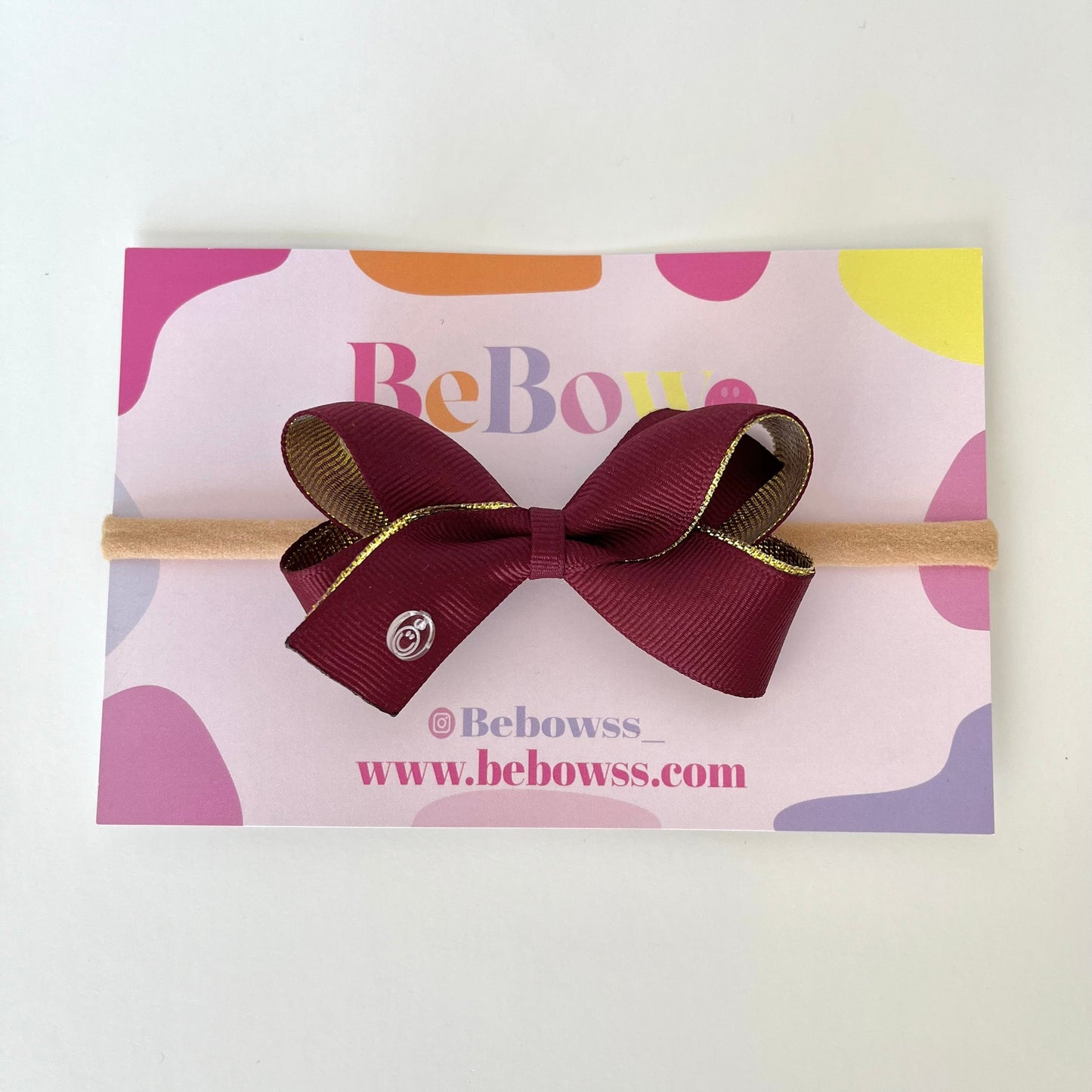 Katie Gold/Silver Baby Bow