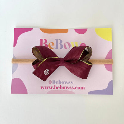 Katie Gold/Silver Baby Bow