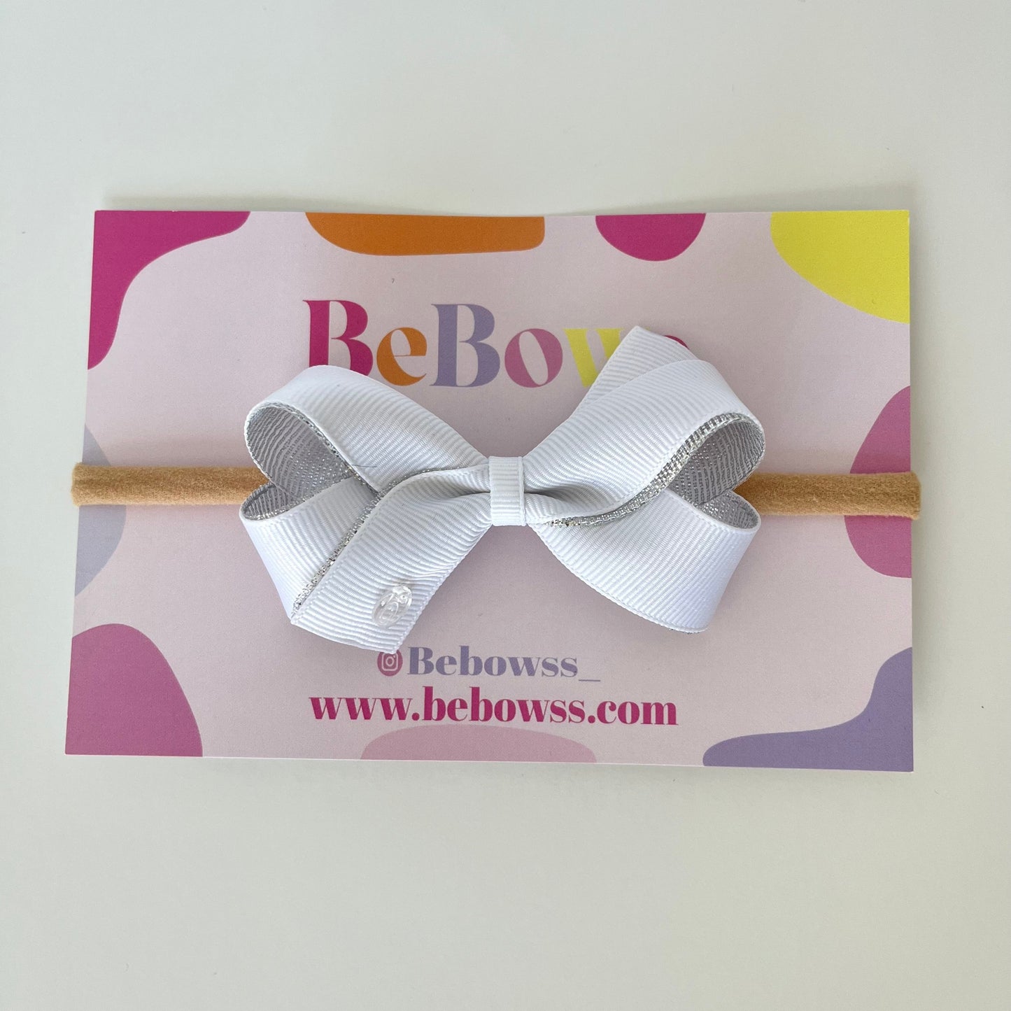 Katie Gold/Silver Baby Bow