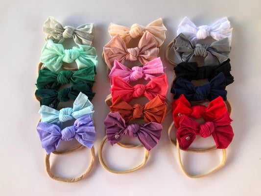 mimi baby knot bows