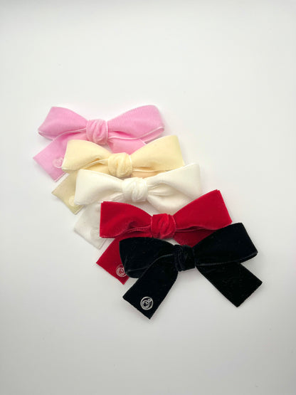 mini Rebecca velvet bow