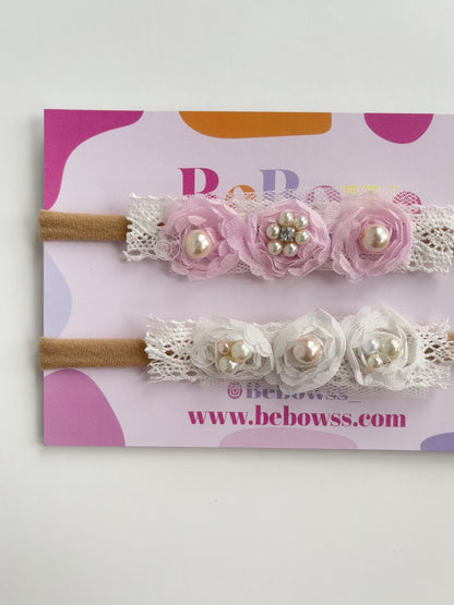 set of 2 baby Millie headband